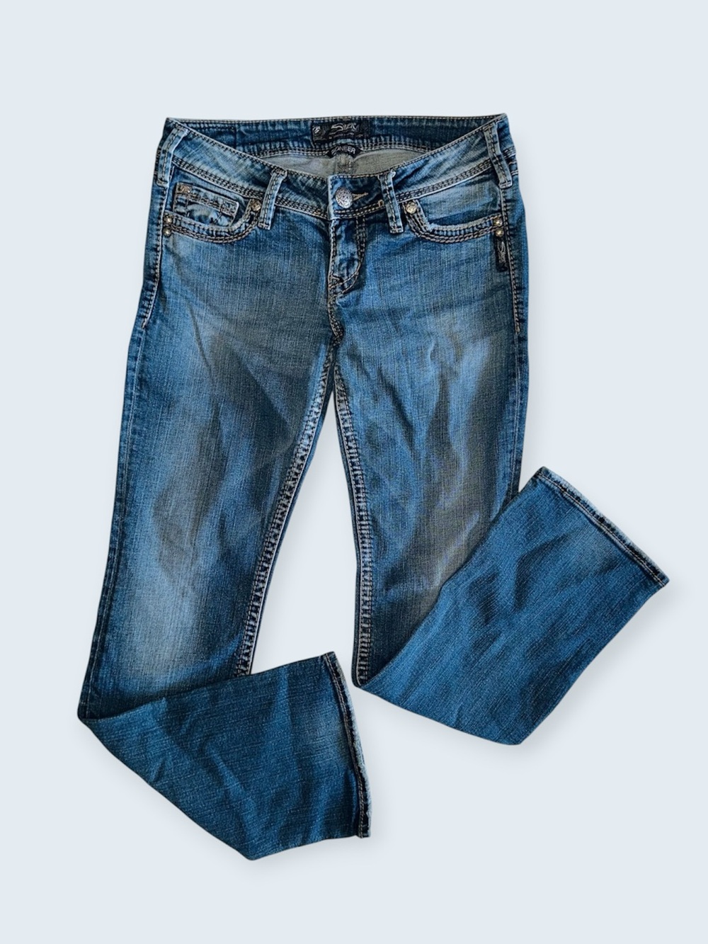 Woman’s Silver Jeans